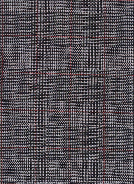 Jacquard Plaid Stretch Knit Fabric