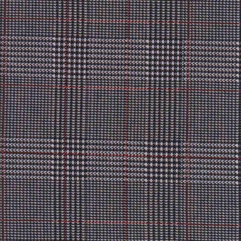 1 Yard Yarn Dyed Plaid Jacquard Knit Fabric Soft Double Knit 58/60" Wide