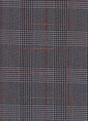1 yarda de tela jacquard de punto teñida en hilo con estampado a cuadros, punto doble suave, ancho de 58/60 pulgadas
