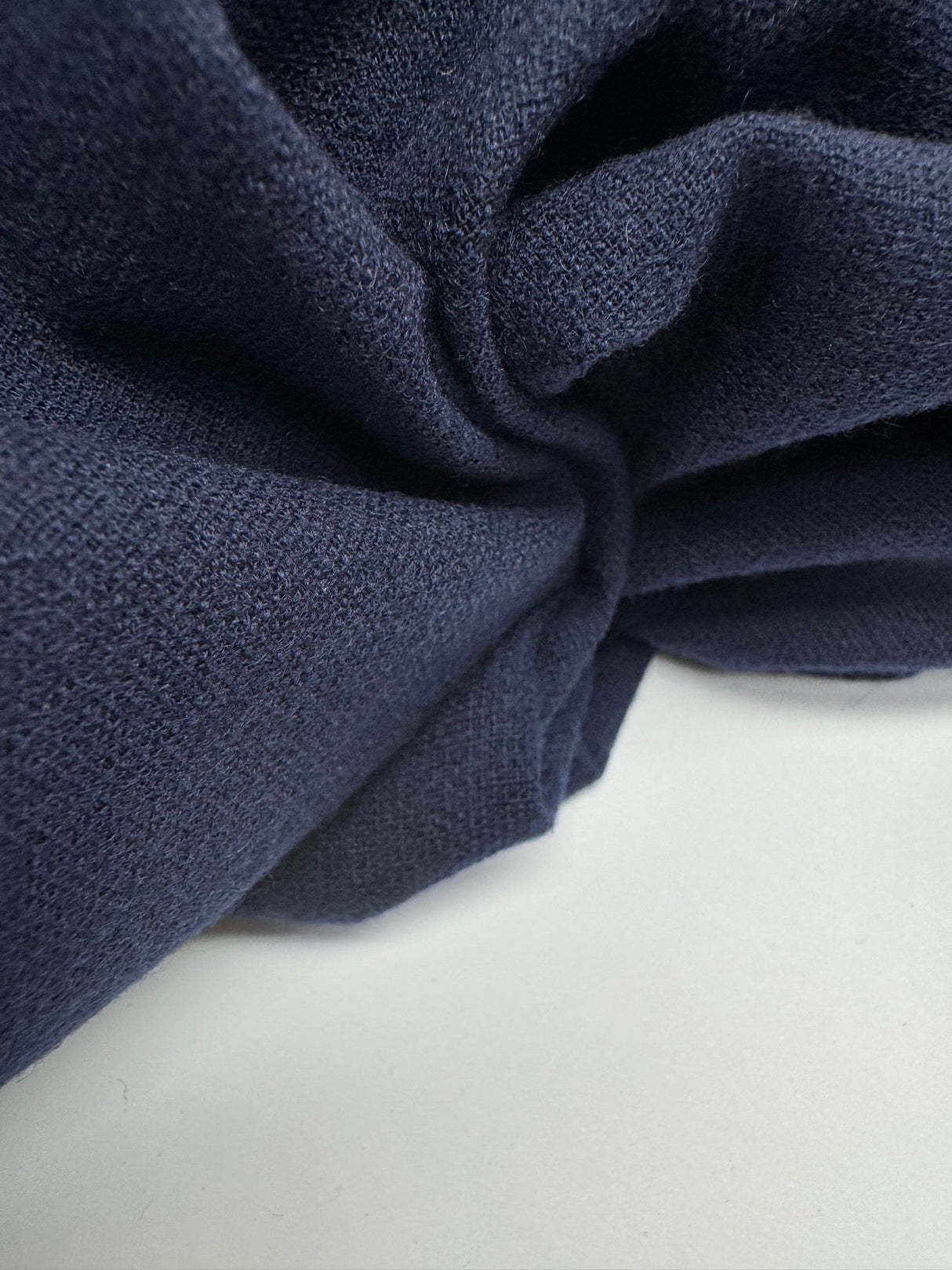 Wool Cotton Woven Blue