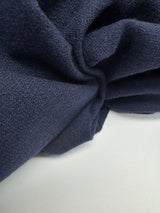 Wool Cotton Woven Blue