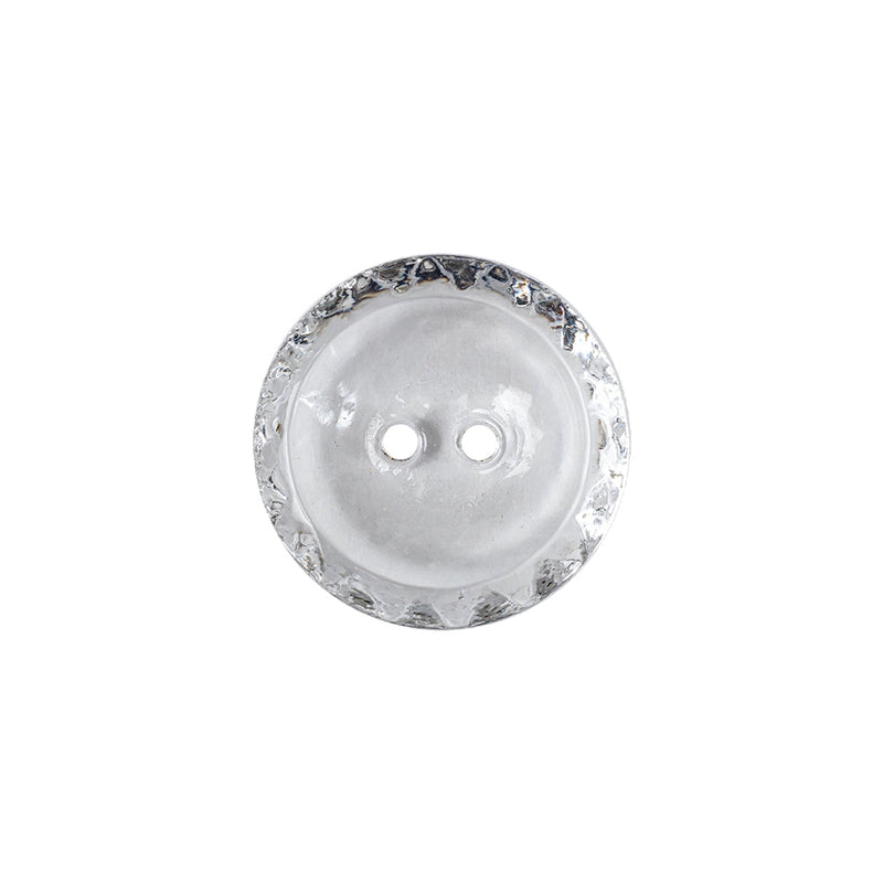 Crystal Glass Button - 28L/18mm