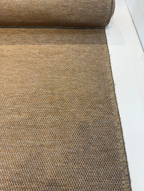 Sunbrella Tailored Teak Brown Chenille Fabric - Teak Brown, Tailored Pattern, 54" Width (1 Yard)
