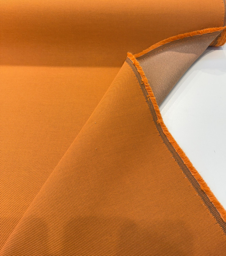 Sunbrella Flagship Papaya Acrylic Fabric - Papaya Orange Solid, 54" Width (1 Yard)