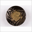 Gold Shaded Glass Button - 36L/23mm