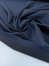 Blue Wool Polyester Suiting