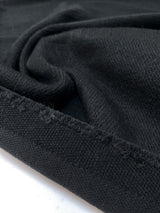 Polyester Tweed Coat Fabric Black