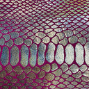 Nylon Spandex Fever Snake Foil Fabric 60"