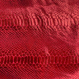 Nylon Spandex Fever Snake Foil Fabric 60"