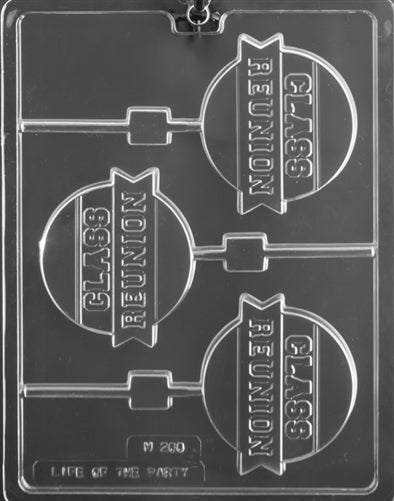 Class Reunion Lolly Chocolate Mold - LPM268