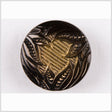 Gold Shaded Glass Button - 58L/37mm