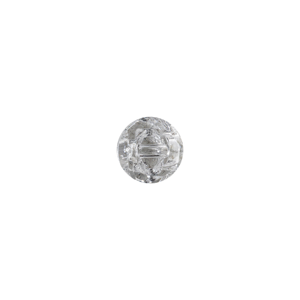 Crystal Self Back Glass Button - 14L/9mm