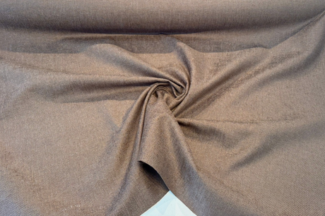 P Kaufmann Perf Mixology Coffee Brown Chenille Upholstery Fabric - Coffee Brown, Solid Textured Chenille, 54" Width (1 Yard)