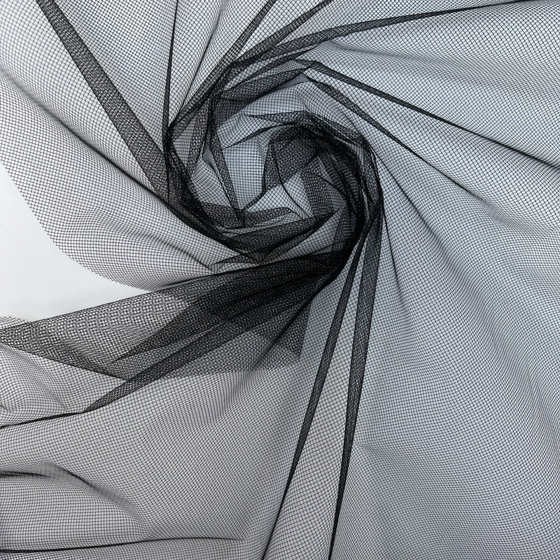 Black Polyamid Mesh Fabric
