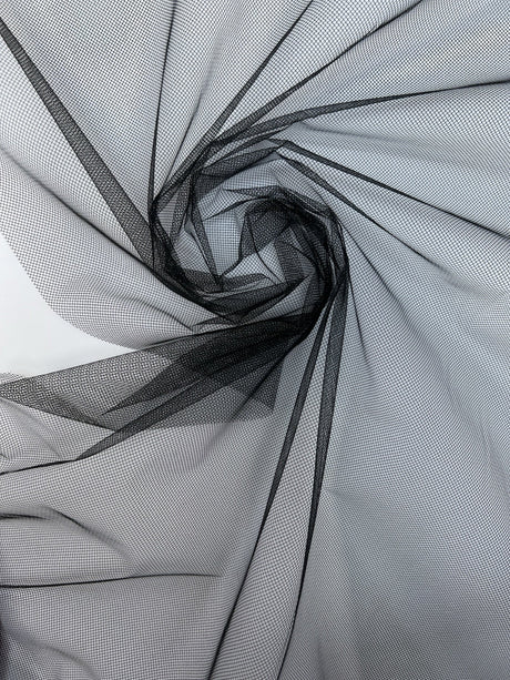 Black Polyamid Mesh Fabric