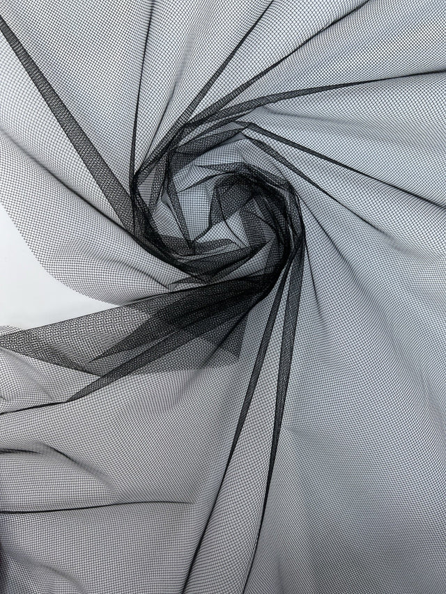 Black Polyamid Mesh Fabric