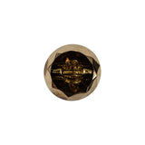 Gold Glass Button - 24L/15mm