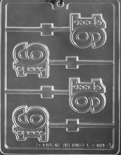 Sweet 16 Lolly Chocolate Mold - LPL068