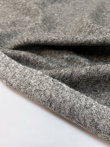 Wool Knit Melange Gray