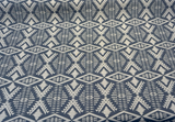 Sunbrella Diamond River Tonal Indigo Pendleton Acrylic Fabric - Indigo Geometric Lodge Pattern, 54" Width (1 Yard)