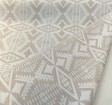 Sunbrella Diamond River Tonal Snow Pendleton Acrylic Fabric - Beige And White Geometric Lodge Pattern, 54" Width (1 Yard)