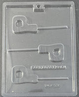 Letter P Pop Chocolate Mold
