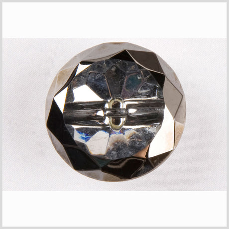 Crystal/Platinum Glass Button - 50L/32mm