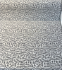 Sunbrella Eberly Onyx Black Acrylic Fabric - Black And Ivory Reversible Botanical Vine Pattern, 54" Width (1 Yard)