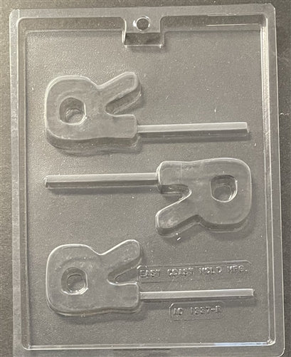 Letter R Pop Chocolate Mold