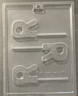 Letter R Pop Chocolate Mold