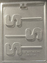 Letter S Pop Chocolate Mold