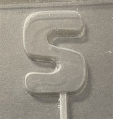 Letter S Pop Chocolate Mold