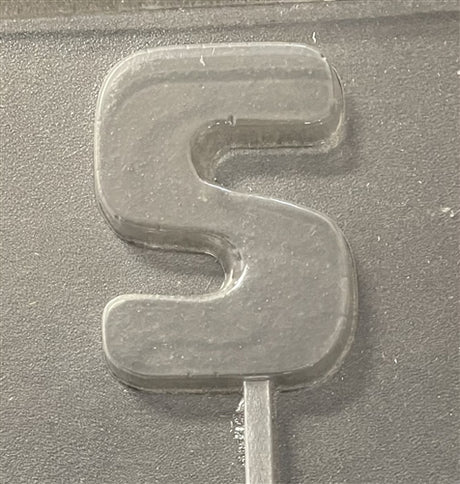 Letter S Pop Chocolate Mold