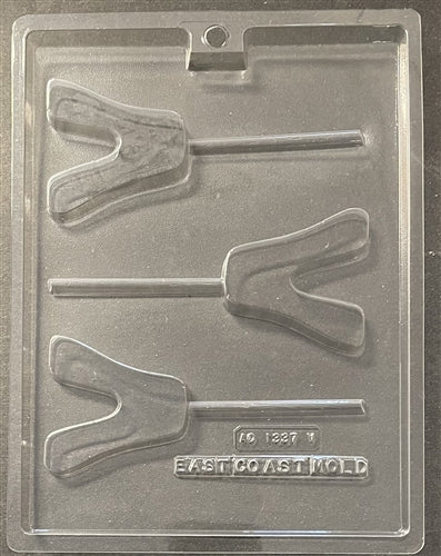 Letter V Pop Chocolate Mold - ECAO1337V