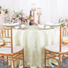 Versailles Chopin Damask Round Jacquard Tablecloth