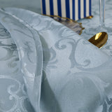 Rectangular Polyester Tablecloth 90x132 Dusty Blue