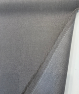 Sunbrella Blend Fog Rain Backed Acrylic Fabric - Fog Gray Heathered, Waterproof Rain Backing, 54" Width (1 Yard)