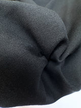 Wool Polyamide Suiting Black