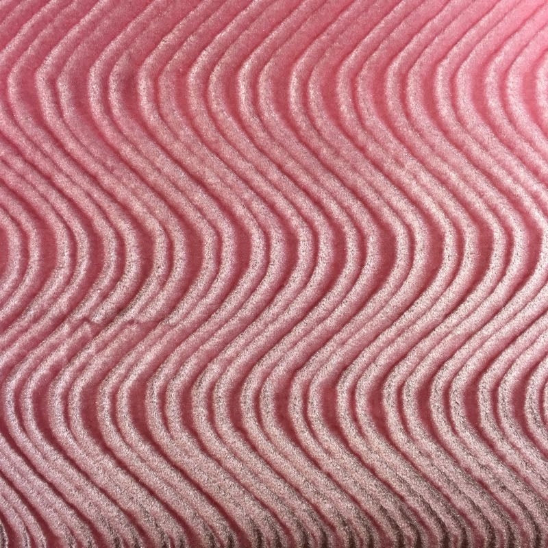 Swirl Velvet Flocking Nylon Fabric - Swirl Pattern, 58/60" Width (1 Yard)