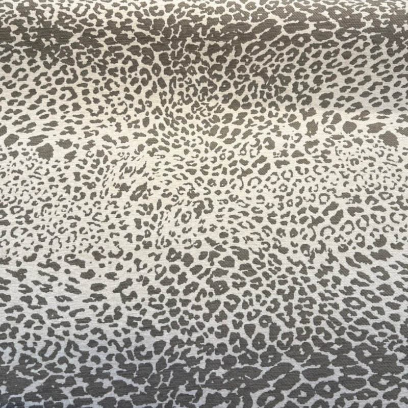 Leopard Skin Taupe Sunbrella Acrylic Fabric - Taupe Leopard Skin Pattern, 54" Width (1 Yard)