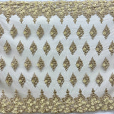 Beaded 3D Floral Lace Fabric 52" Wide