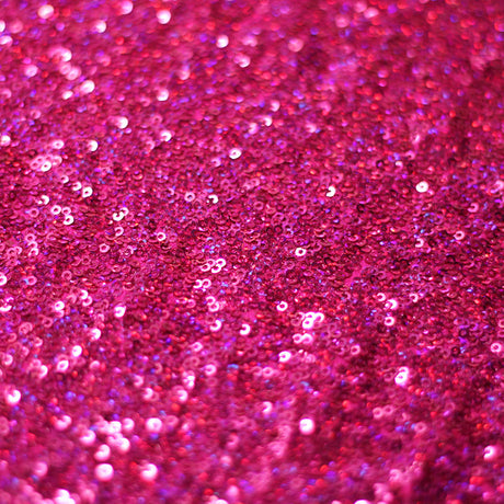 SC Glamour Shiny Sequins Nylon Spandex Fabric - Multiple Colors, Round Sequins, 54/56" Width (1 Yard)