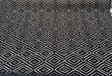 Sunbrella Capra Classic Acrylic Fabric - Black Geometric Diamond Pattern, 54" Width (1 Yard)