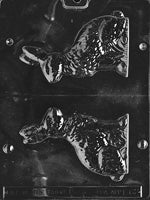 3D Medium Sitting Easter Bunny Chocolate Mold