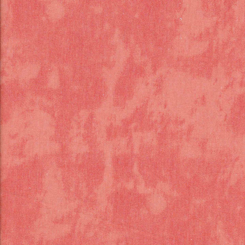 French Terry Tie-Dye Knit Fabric Orange