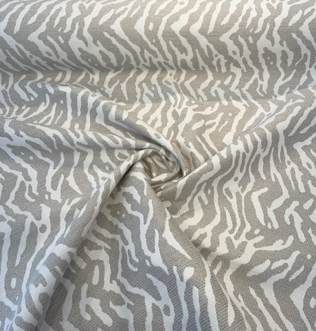 Sunbrella Panthera Cloud Acrylic Fabric - Cloud Gray Animal Pattern, 54" Width (By The Yard)