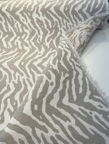 Sunbrella Panthera Cloud Acrylic Fabric - Cloud Gray Animal Pattern, 54" Width (By The Yard)