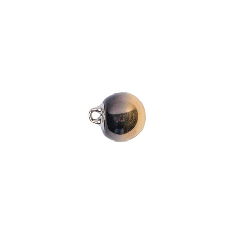 Gold Glass Button - 16L/10mm