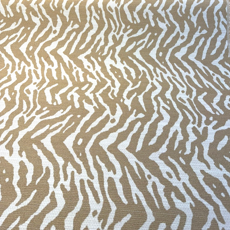 Sunbrella Panthera Barley Acrylic Fabric - Animal Stripe, Barley, 54" Width (1 Yard)