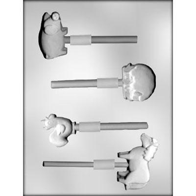 Farm Animals Sucker Chocolate Mold